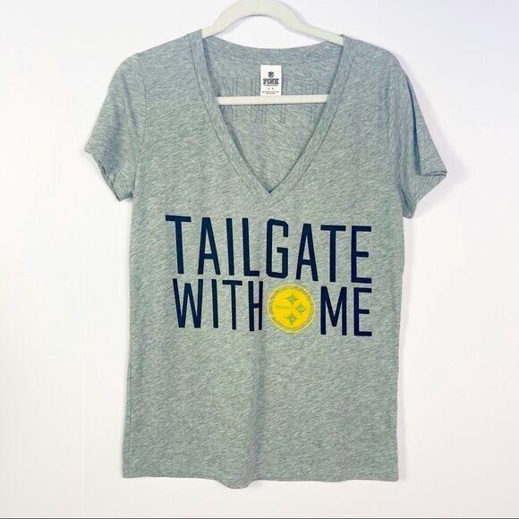 PINK | Pittsburgh Steelers tee, "Tailgate With Me" - Picture 1 of 7